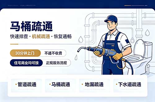 敦煌马桶疏通